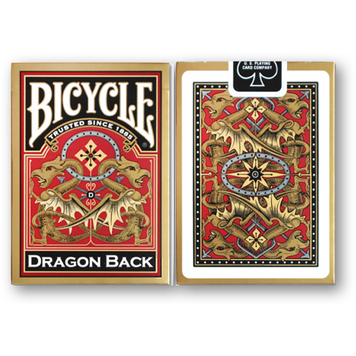 드래곤백덱_골드 (Bicycle Dragon Back Cards_Gold by USPCC)