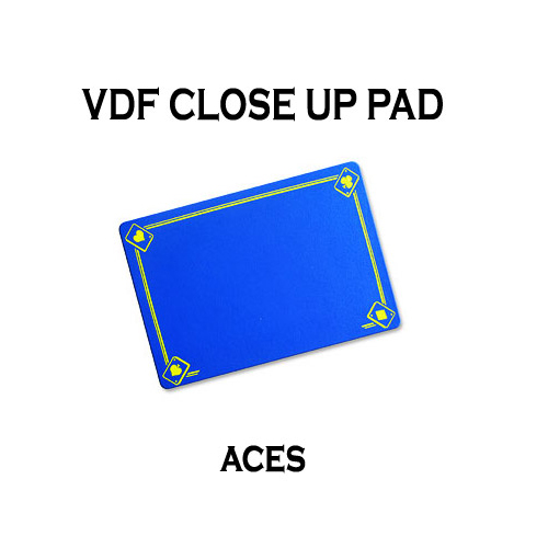 VDF클로즈업패드(ACE그림)-블루(VDF Close Up Pad with Aces - Standard size - Blue)