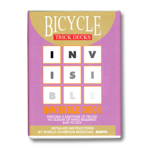 인비저블덱 뒤집혀있는선택카드 레드 (Bicycle Invisible Card Deck_Red)