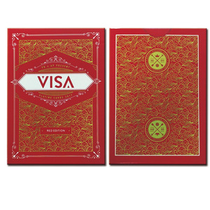 비자 플레잉 카드 레드 (Visa Playing Card Red)