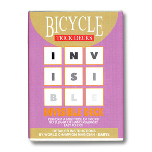 인비저블덱 뒤집혀있는선택카드 레드 (Bicycle Invisible Card Deck_Red)