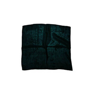 12인치 최고급 실크 손수건 검정 (12”Silk black) 실크100%